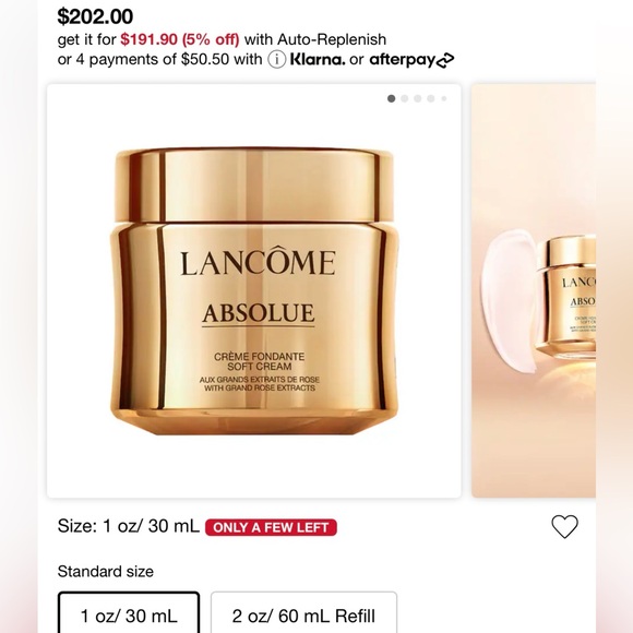 Lancôme Absolue soft cream with grand rose extracts (30ml) - Picture 4 of 6